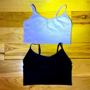 Victoria's Secret PINK Active Seamless Sports Bra Set of 2 Size Large